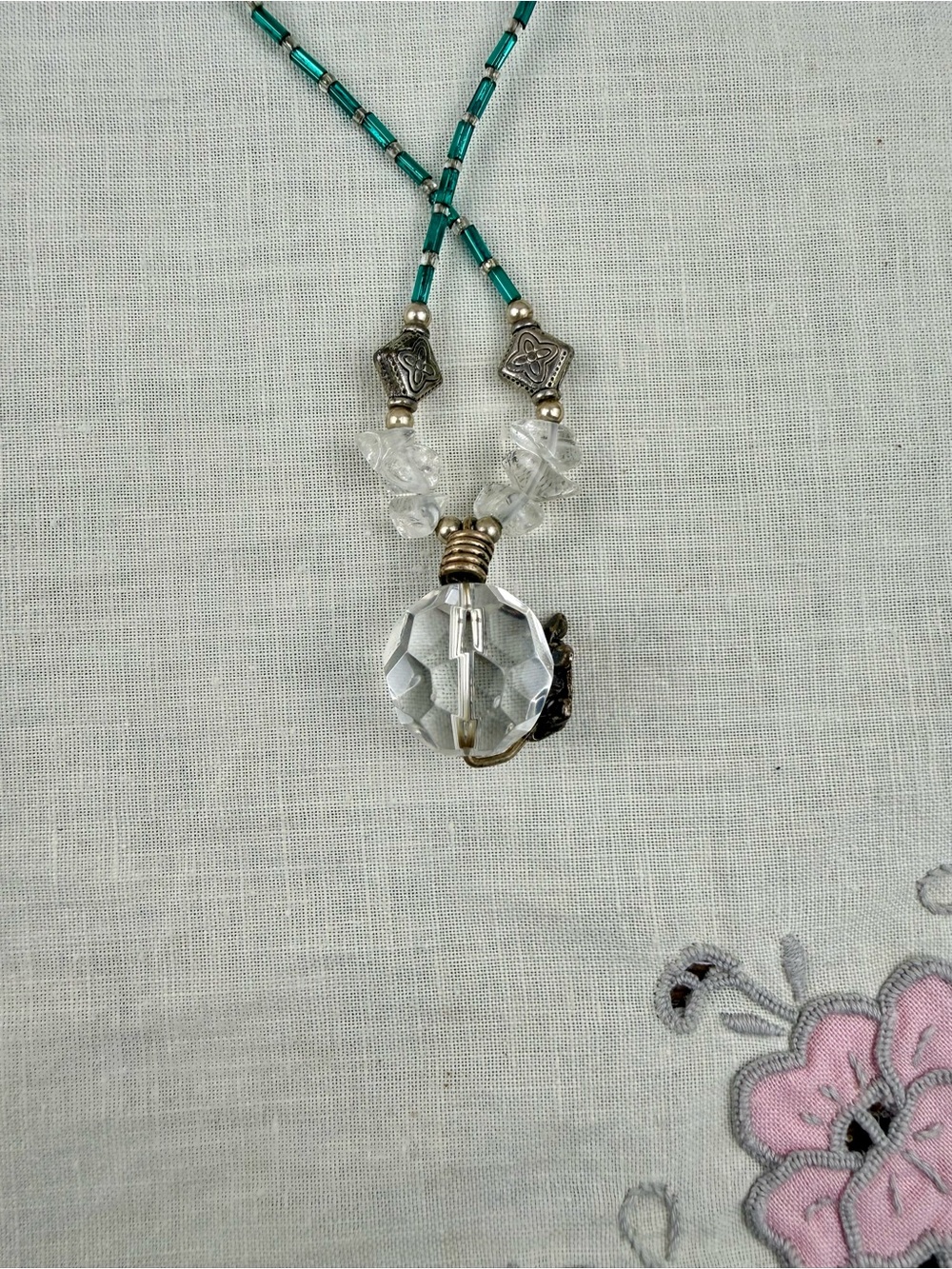 3 Necklace Lot Cameo Turtle Pendant LBVYR Rhinestone Fashion Jewelry - Picture 6 of 11